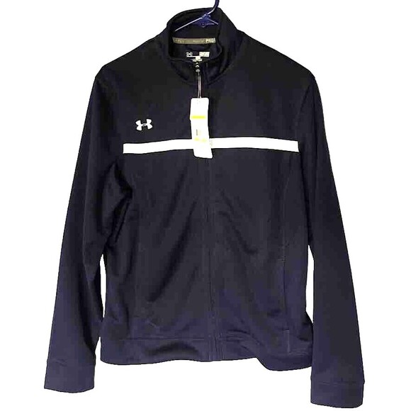 Under Armour Loose Fit Women’s All Season Gear Jacket Full Zip Navy Medium - Picture 3 of 9